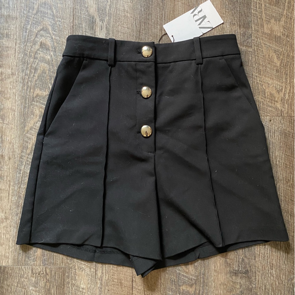 Zara black shorts